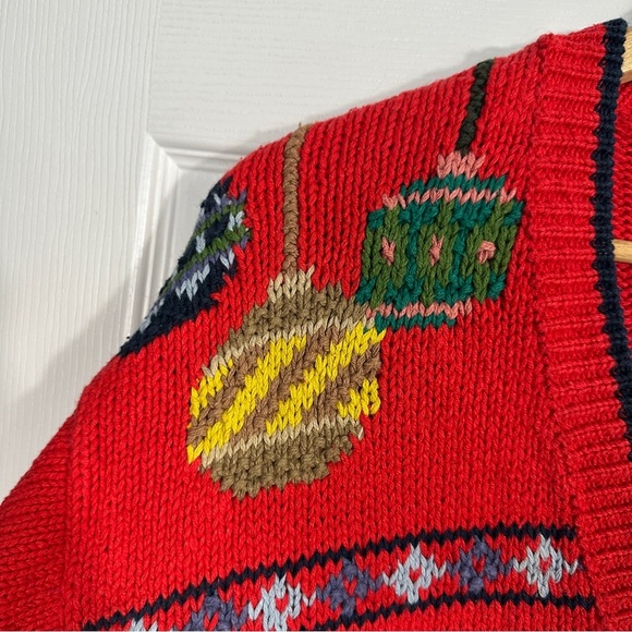 No Limit Christmas sweater, no size, ugly sweater, vintage, snowman, candy canes - Picture 8 of 13